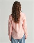 Regular Fit Leinen Chambray Bluse peachy pink