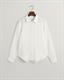 Regular Fit Leinen Chambray Bluse white