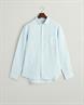 Regular Fit Leinen Hemd mit Streifen capri blue