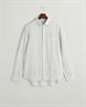 Regular Fit Leinen Hemd mit Streifen white