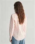 Regular Fit Leinenhemd mit Streifen peachy pink