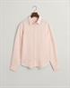 Regular Fit Leinenhemd mit Streifen peachy pink