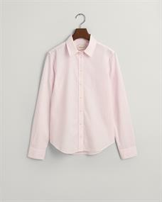 Regular Fit Popeline Bluse mit Streifen light pink