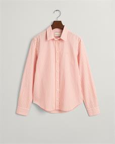 Regular Fit Popeline Bluse mit Streifen peachy pink