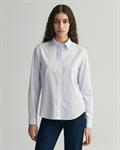 Regular Fit Popeline Bluse mit Vichy-Karo light blue