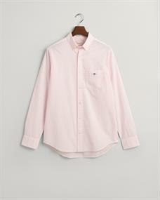 Regular Fit Popeline Bluse mit Vichy-Karo light pink