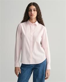 Regular Fit Popeline Hemd mit Streifen light pink