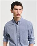 Regular Fit Popeline Hemd mit Vichy-Minikaro college blue