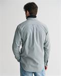 Regular Fit Popeline Hemd mit Vichy-Minikaro deep forest green