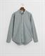 Regular Fit Popeline Hemd mit Vichy-Minikaro deep forest green