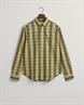 Regular Fit Popeline Karohemd parchment yellow