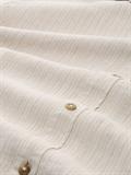 Regular Fit Resort Hemd mit Leinenanteil cashew beige stripe