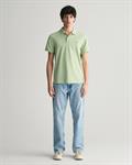 Regular Fit Shield Piqué Poloshirt milky matcha