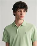 Regular Fit Shield Piqué Poloshirt milky matcha