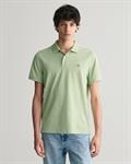 Regular Fit Shield Piqué Poloshirt milky matcha