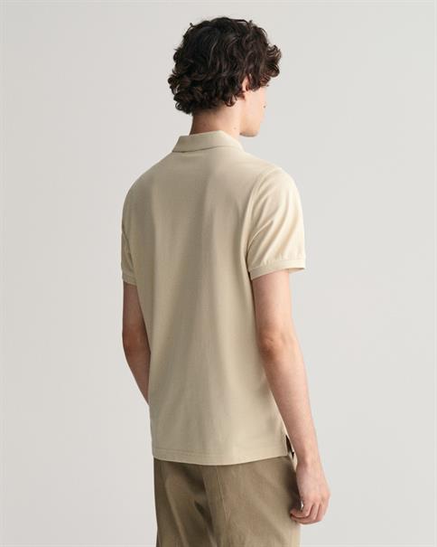 Regular Fit Shield Piqué Poloshirt silky beige