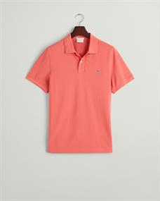 Regular Fit Shield Piqué Poloshirt sunset pink