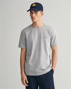 Regular Fit Shield T-Shirt grey melange