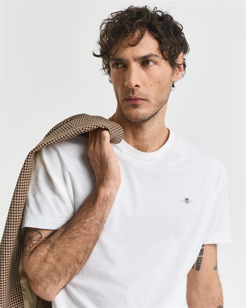 Regular Fit Shield T-Shirt white