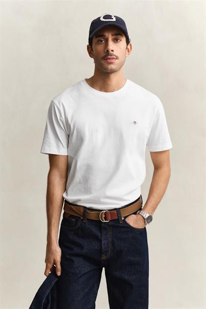 Regular Fit Shield T-Shirt white