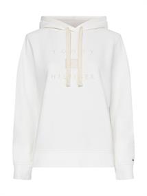 REGULAR FLOCK HOODIE ecru