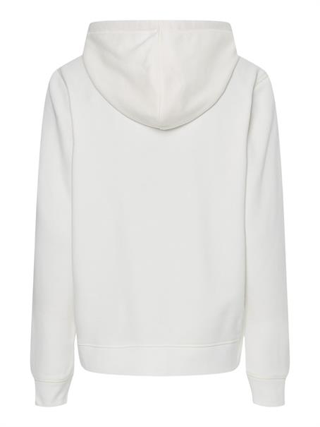 REGULAR FLOCK HOODIE ecru