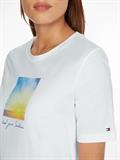 REGULAR PHOTOPRINT C-NK TEE SS white sunshine graphic