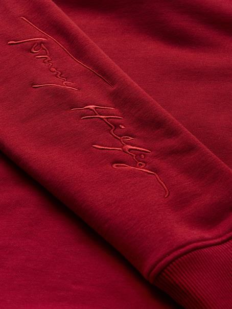 REGULAR SCRIPT HOODIE regatta red