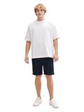Regular Shorts mit Gummibund aus Baumwolle sky captain blue