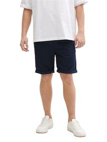 Regular Shorts mit Gummibund aus Baumwolle sky captain blue