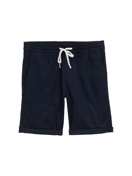 Regular Shorts mit Gummibund aus Baumwolle sky captain blue