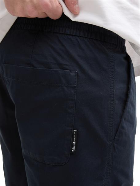 Regular Shorts mit Gummibund aus Baumwolle sky captain blue