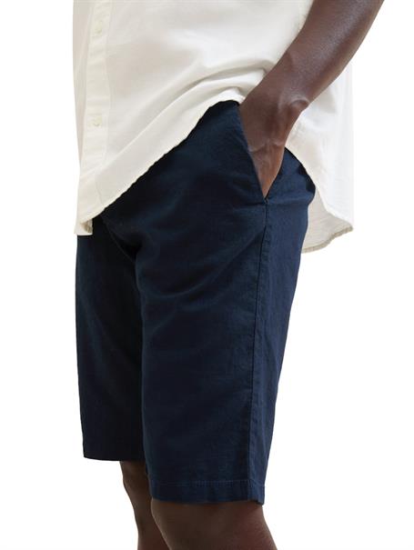 Regular Shorts mit Leinen sky captain blue