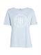 REGULAR TH CIRCLE OPEN-NK TEE SS breezy blue