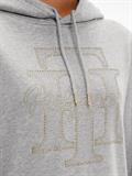 REGULAR TH CRYSTAL HOODIE light grey heather