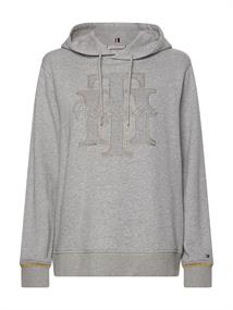 REGULAR TH CRYSTAL HOODIE light grey heather