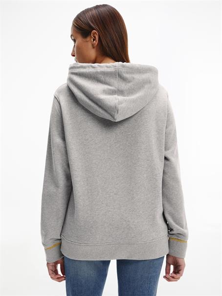 REGULAR TH CRYSTAL HOODIE light grey heather