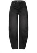 Relaxed Barrel Leg Jeans im Loose Fit black washed
