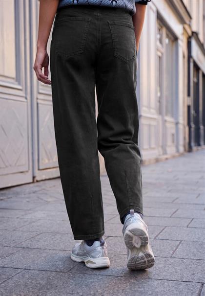 Relaxed Barrel Leg Jeans im Loose Fit black washed
