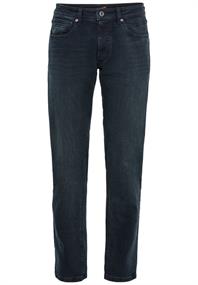 Relaxed Fit 5-Pocket Jeans mit leichten Used-Effekten night blue