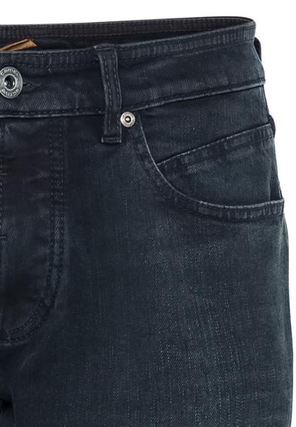 Relaxed Fit 5-Pocket Jeans mit leichten Used-Effekten night blue