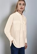 Relaxed Fit Bluse lucid white