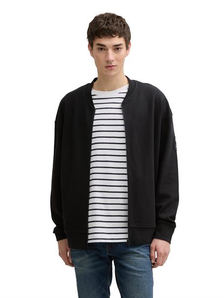 Relaxed Fit Bomberjacke black