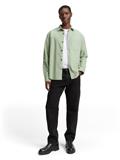 Relaxed Fit Cordhemd mit Brusttasche fresh mint green