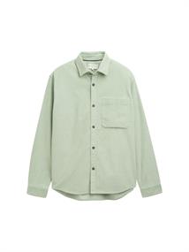 Relaxed Fit Cordhemd mit Brusttasche fresh mint green