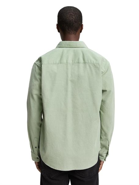 Relaxed Fit Cordhemd mit Brusttasche fresh mint green