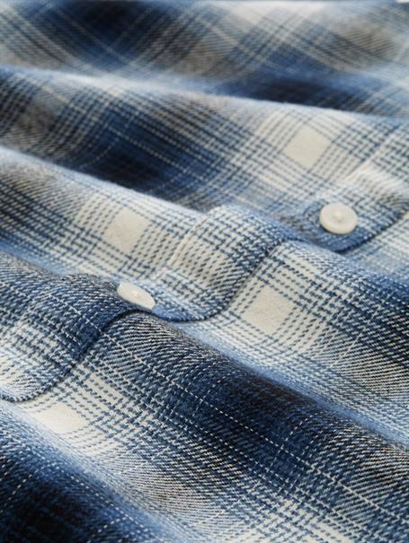 Relaxed Fit Hemd mit Karomuster blue shades check