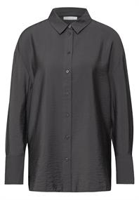 Relaxed Fit Oversize Bluse lead grey