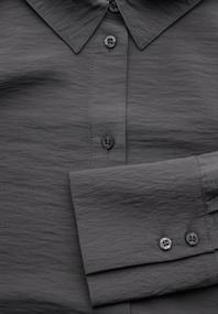 Relaxed Fit Oversize Bluse lead grey