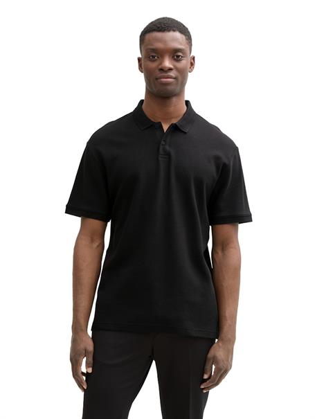 Relaxed Fit Poloshirt black
